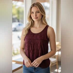 Ann Taylor Loft Flowy Sleeveless Top Size xs